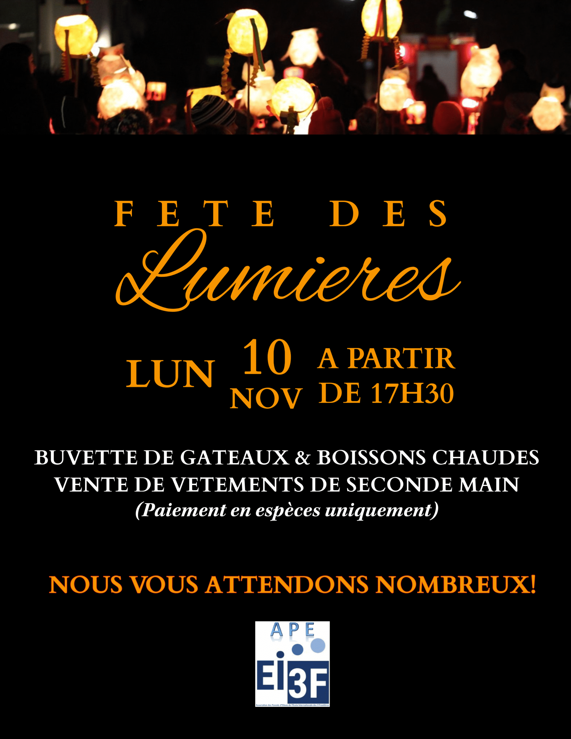 Fête des Lumières 🏮- Lundi 10 novembre 2025